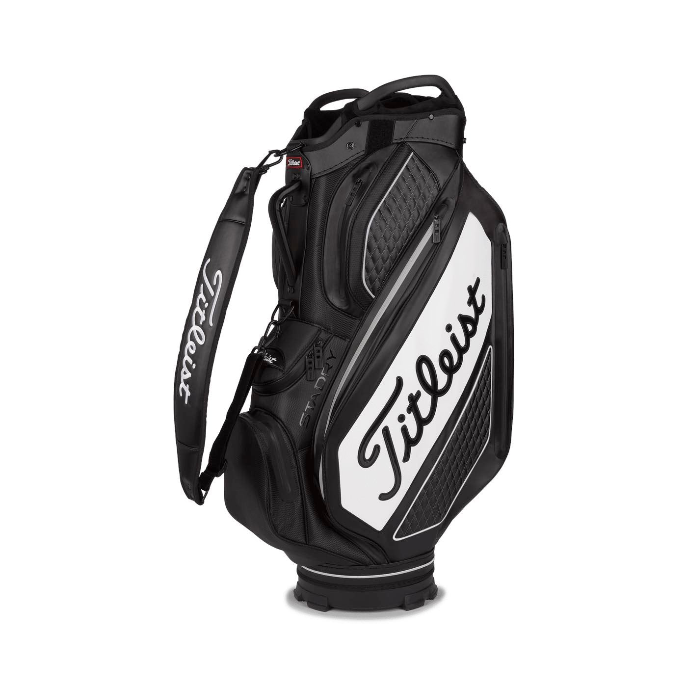 Titleist Tour Series Premium StaDry Cart Bag Black / White – PARZ