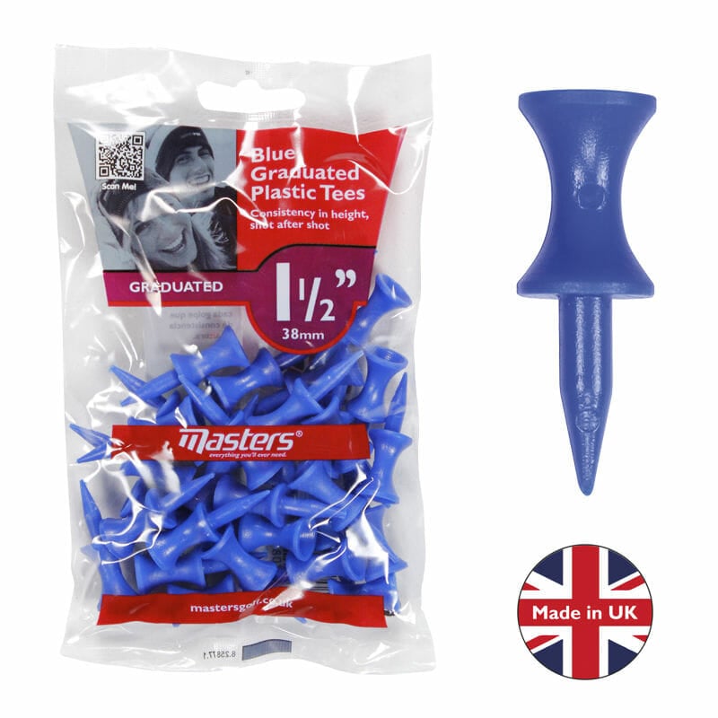 Masters 1 1/2" Plastic Graduated Tees - 1 Bag