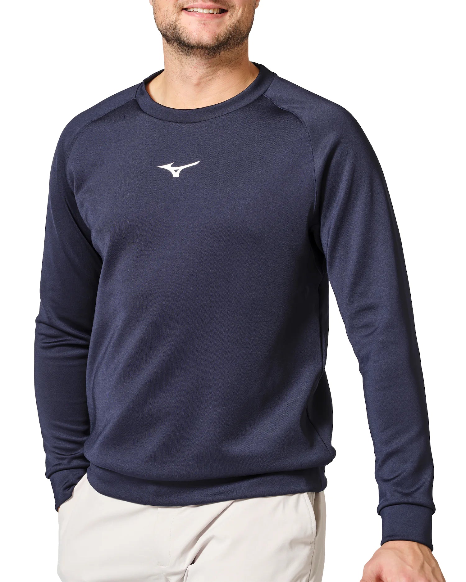 Mizuno G-Style Crew Men's Jumper SS24 – PARZ Mizuno G-Style Crew Men's Jumper SS24 – PARZ