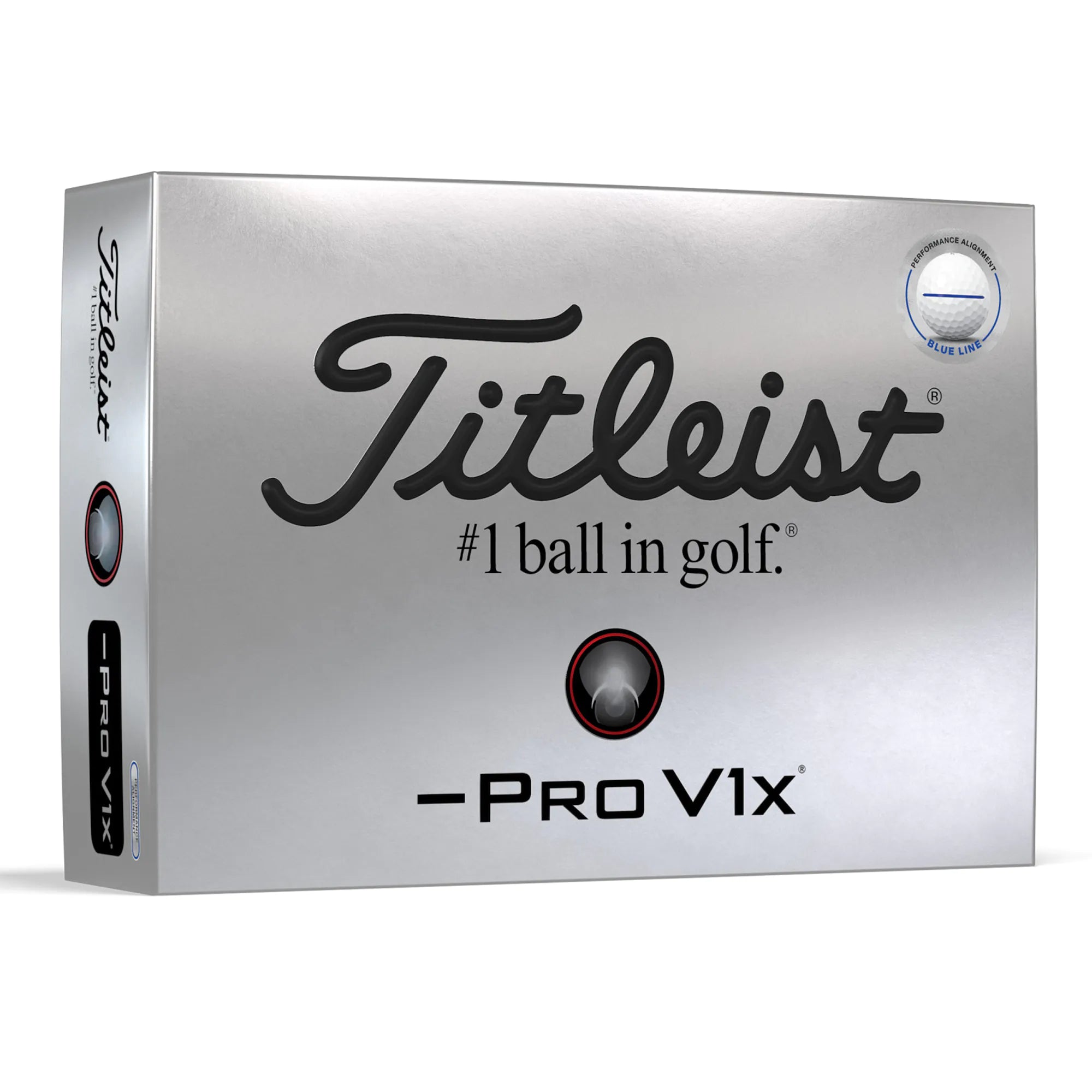 Titleist Pro V1x Left Dash AIM Performance Alignment Golf Balls
