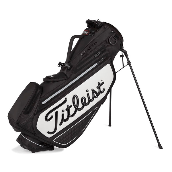 Titleist Tour Series Premium StaDry Stand Bag Black / White – PARZ