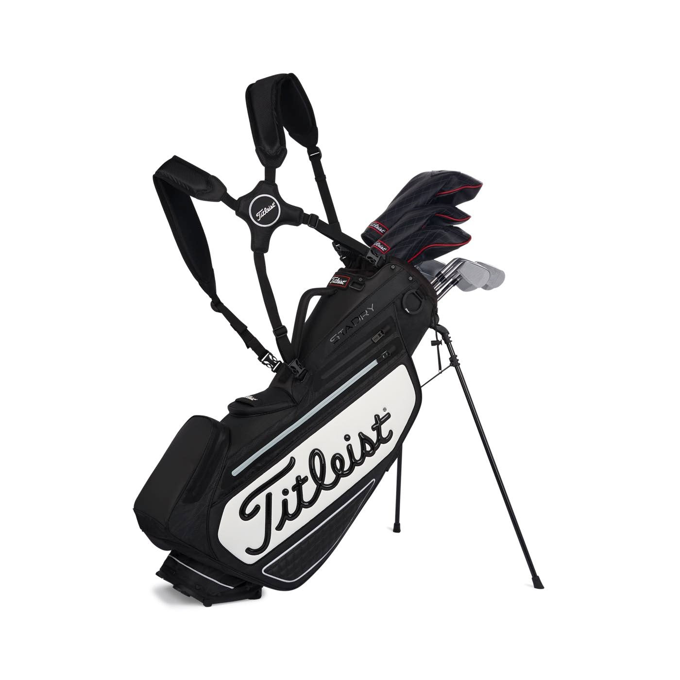 Titleist Tour Series Premium StaDry Stand Bag Black / White – PARZ