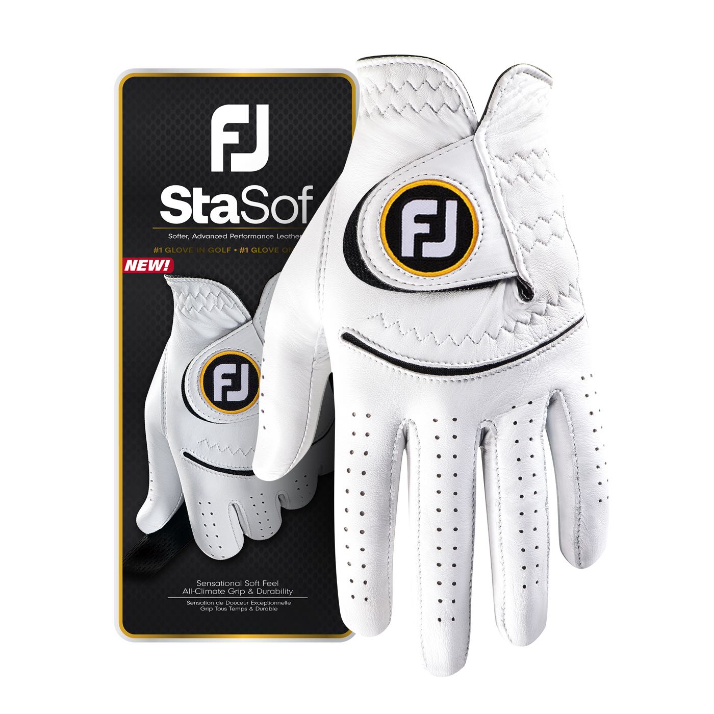 FootJoy StaSof Men's Glove - Pearl
