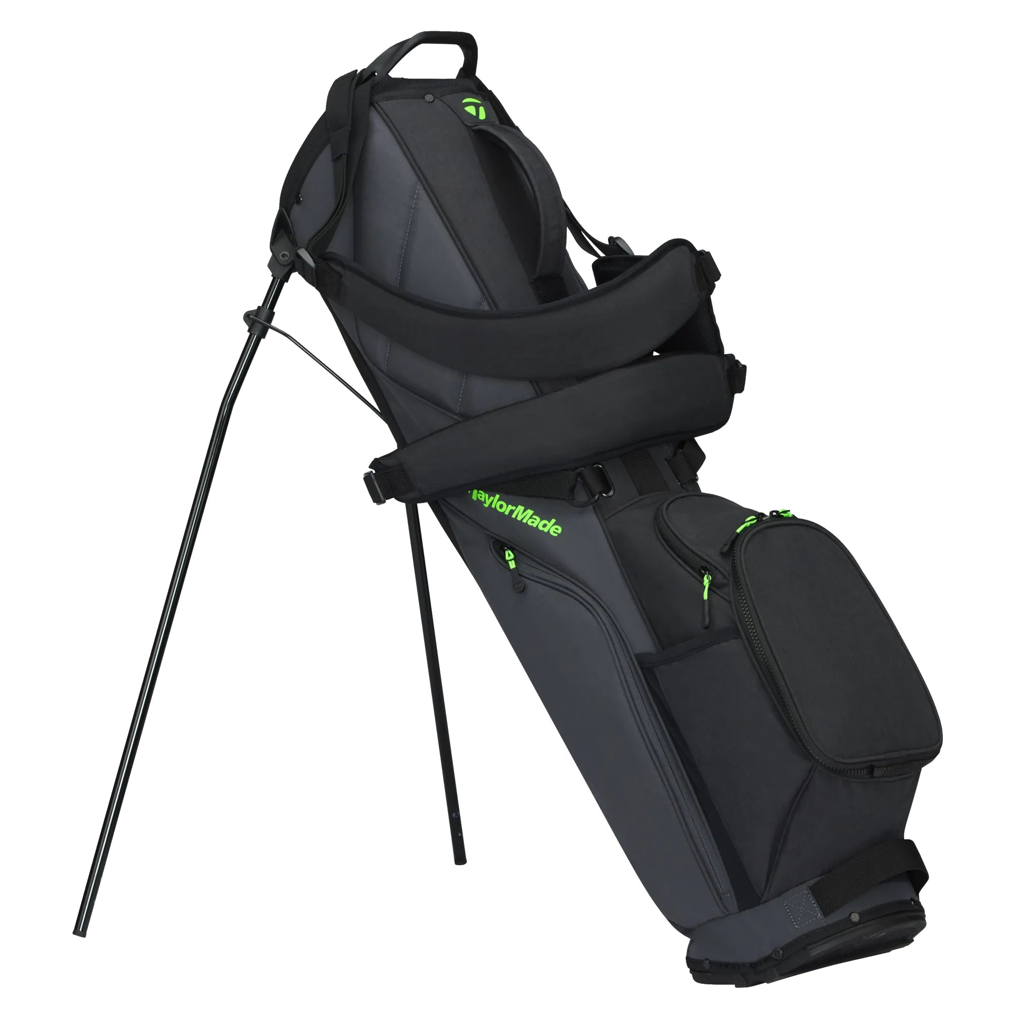 K502 TaylorMade キャディバッグ 黒 グリーン TaylorMade FlexTech Carry Stand Golf Bag – PARZ