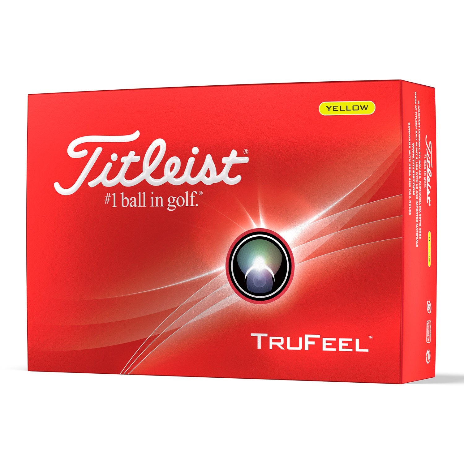 Titleist TruFeel Golf Balls - Yellow