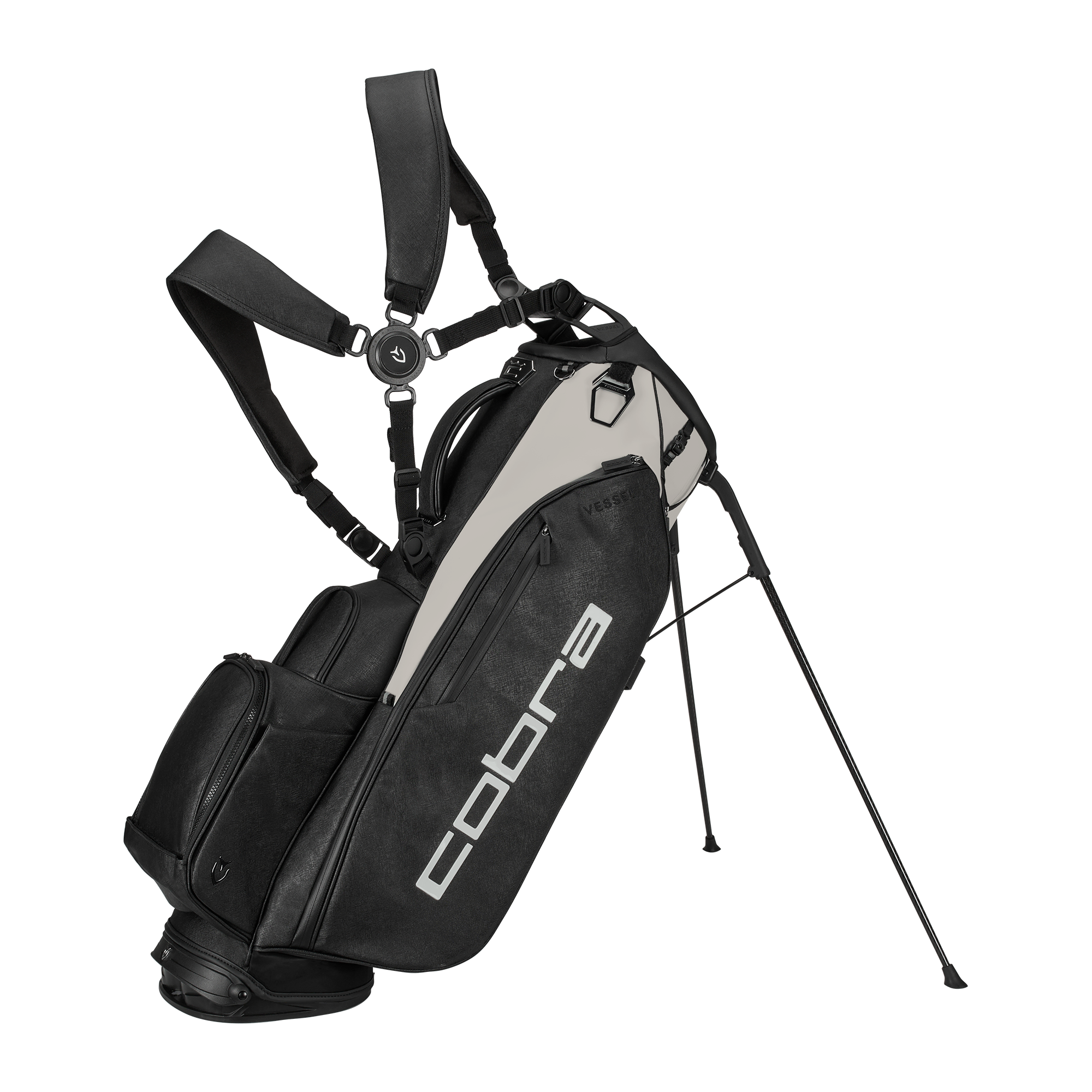 Cobra x Vessel Core Tour Golf Stand Bag - Black