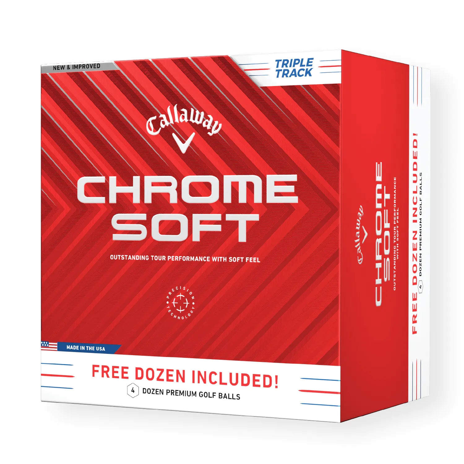 Callaway Chrome Soft Triple Track 2024 4 for 3 Golf Balls - 4 Dozen – PARZ
