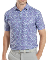 FootJoy Primrose Print Lisle Polo Shirt SS24