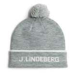 J.Lindeberg Stripe Beanie Golf Bobble Hat