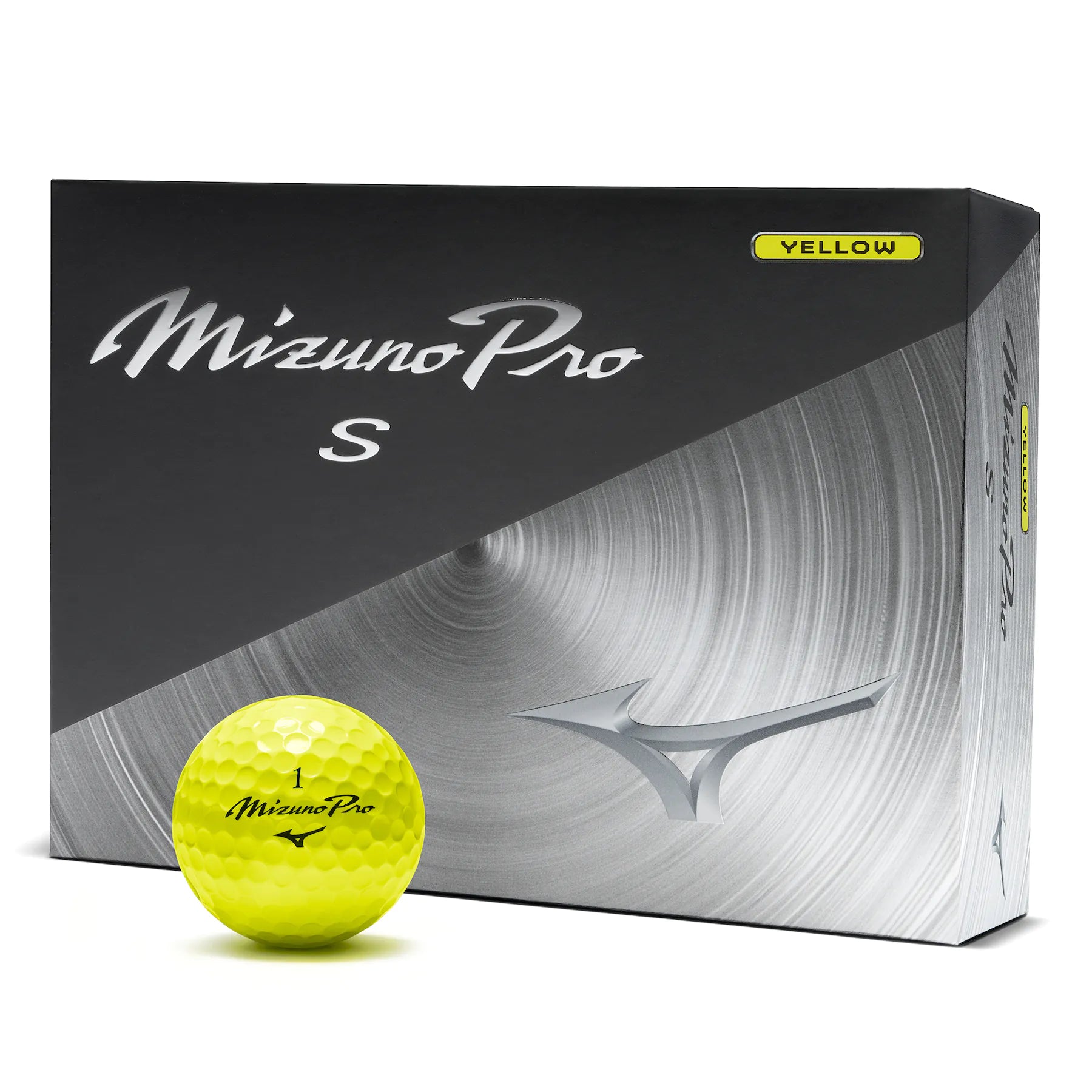 Mizuno Pro S Golf Balls - Yellow