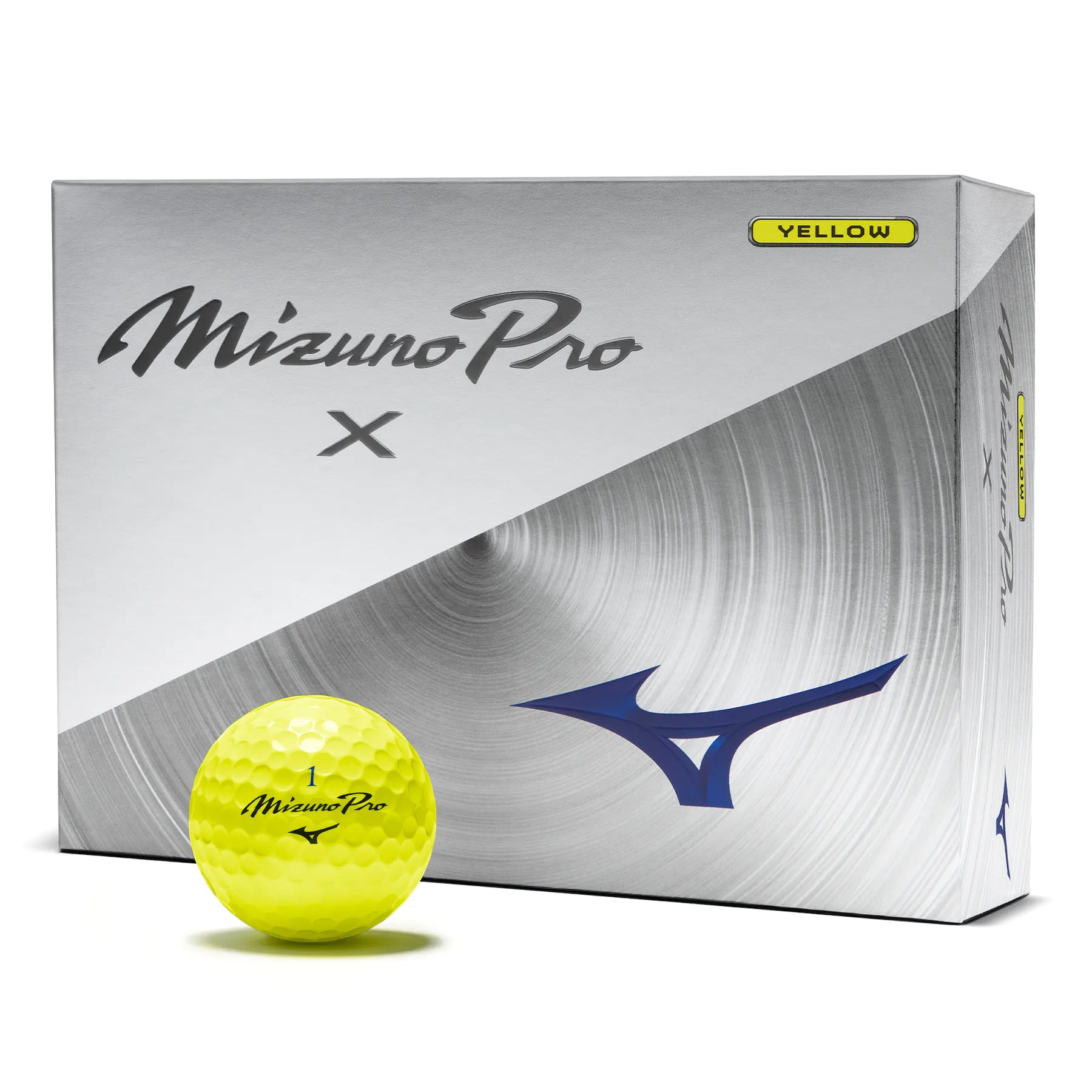 Mizuno Pro X Golf Balls - Yellow