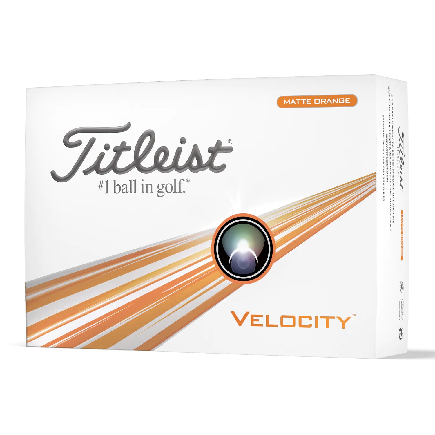 Titleist Velocity Golf Balls - Orange