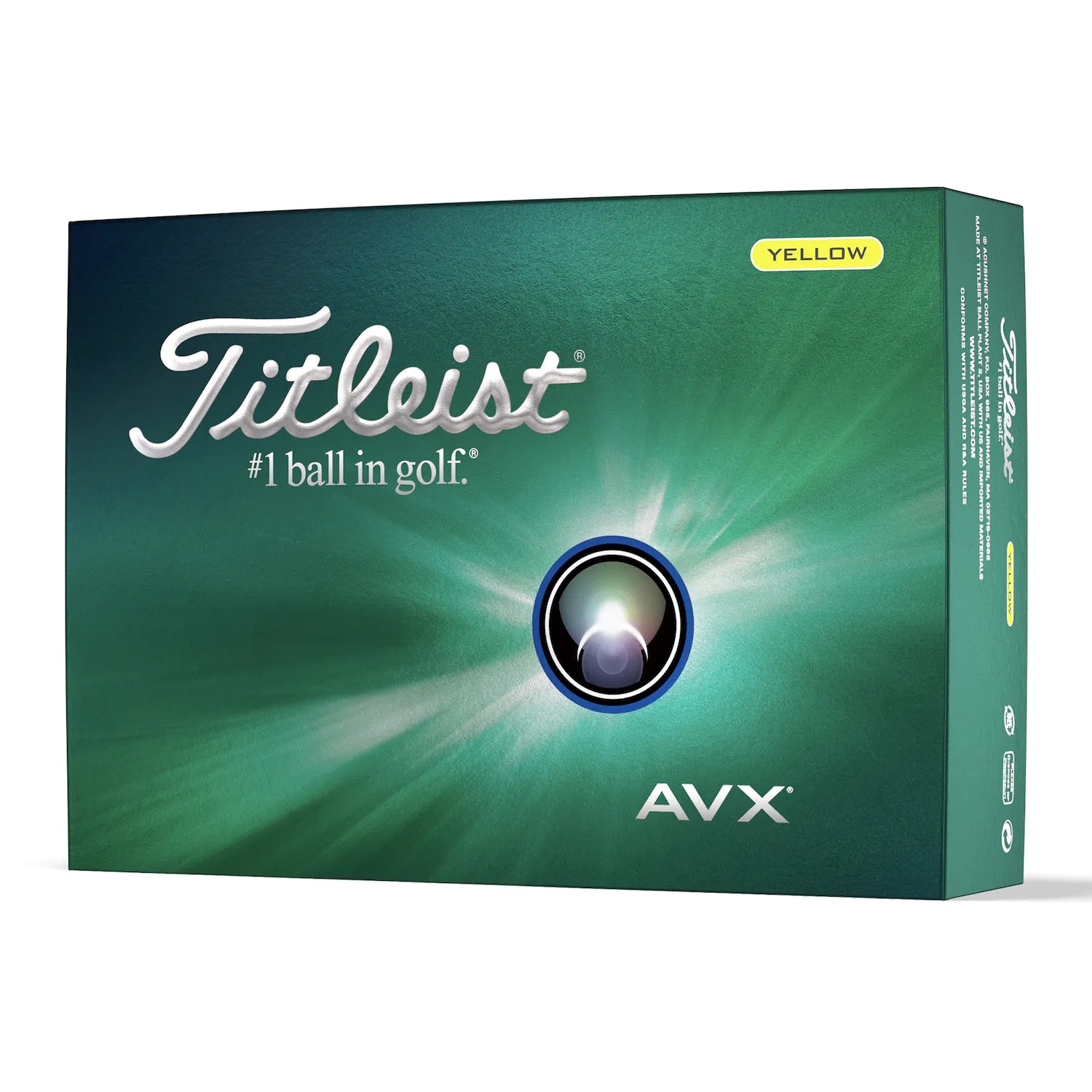 Titleist AVX Golf Balls - Yellow