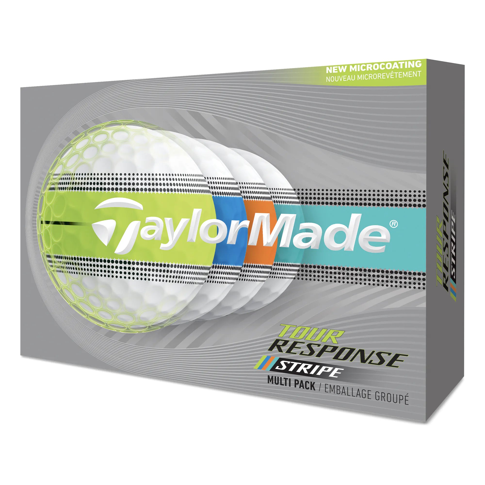 TaylorMade 2026 Tour Response Stripe Golf Balls - Multi