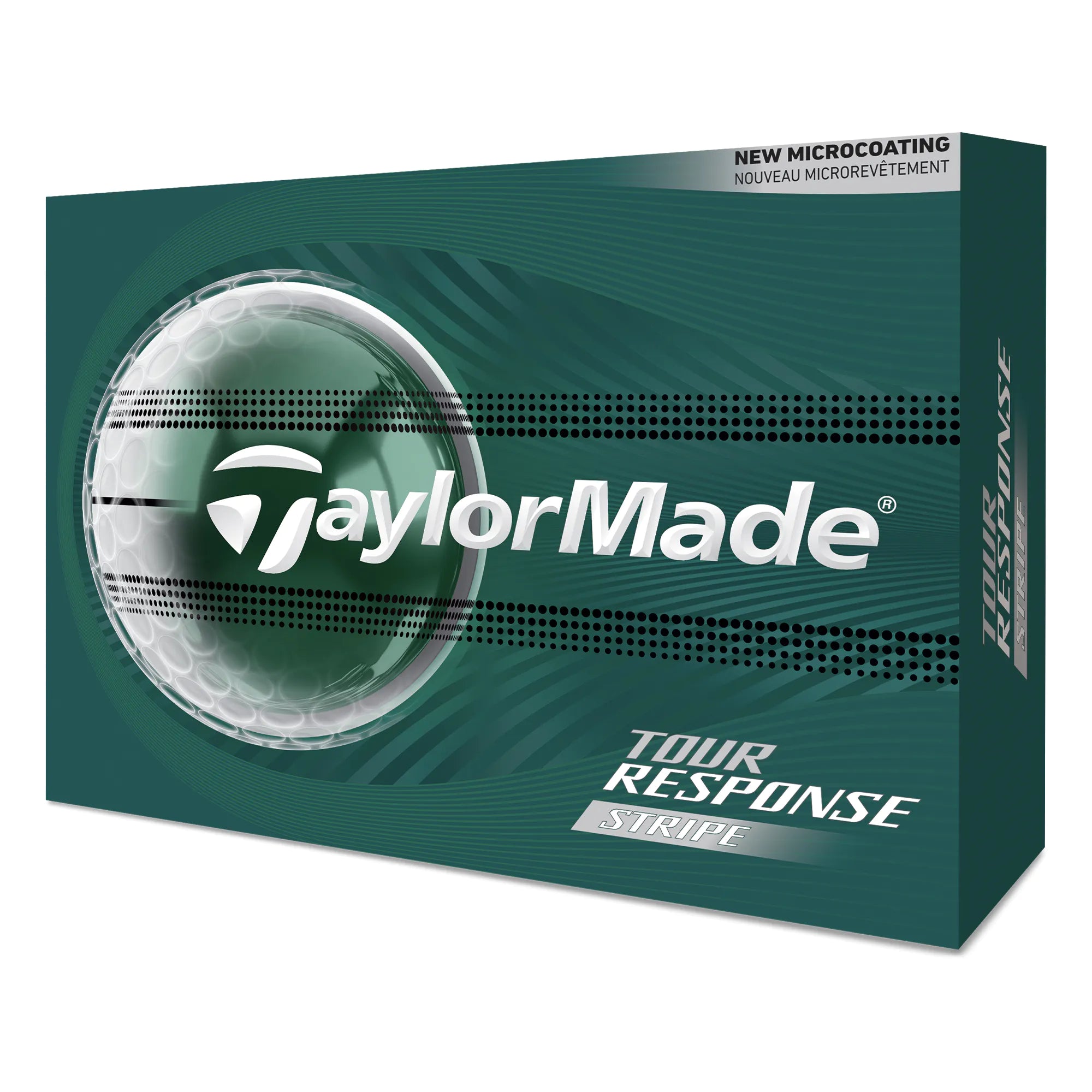 TaylorMade 2026 Tour Response Stripe Clear Golf Balls - White
