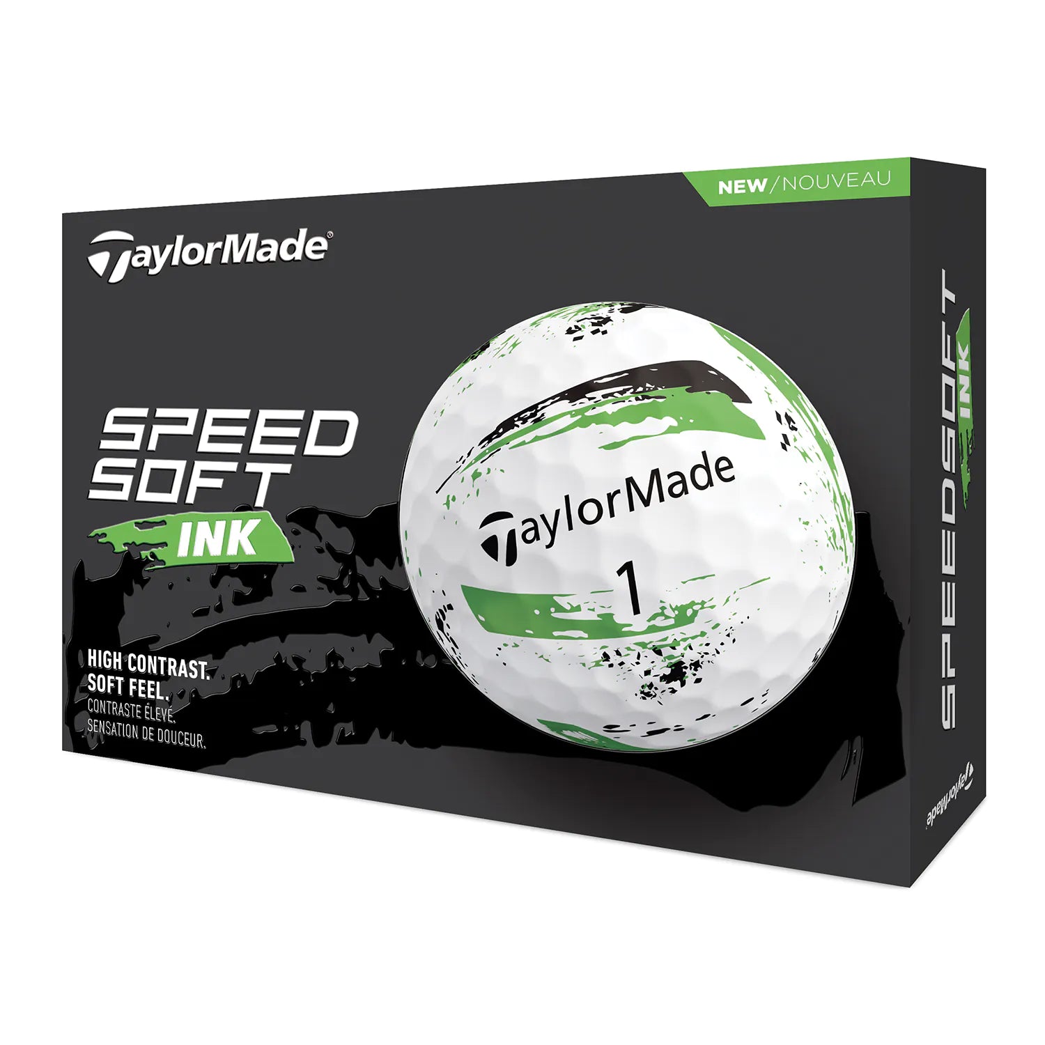 TaylorMade SpeedSoft Ink Golf Ball Green