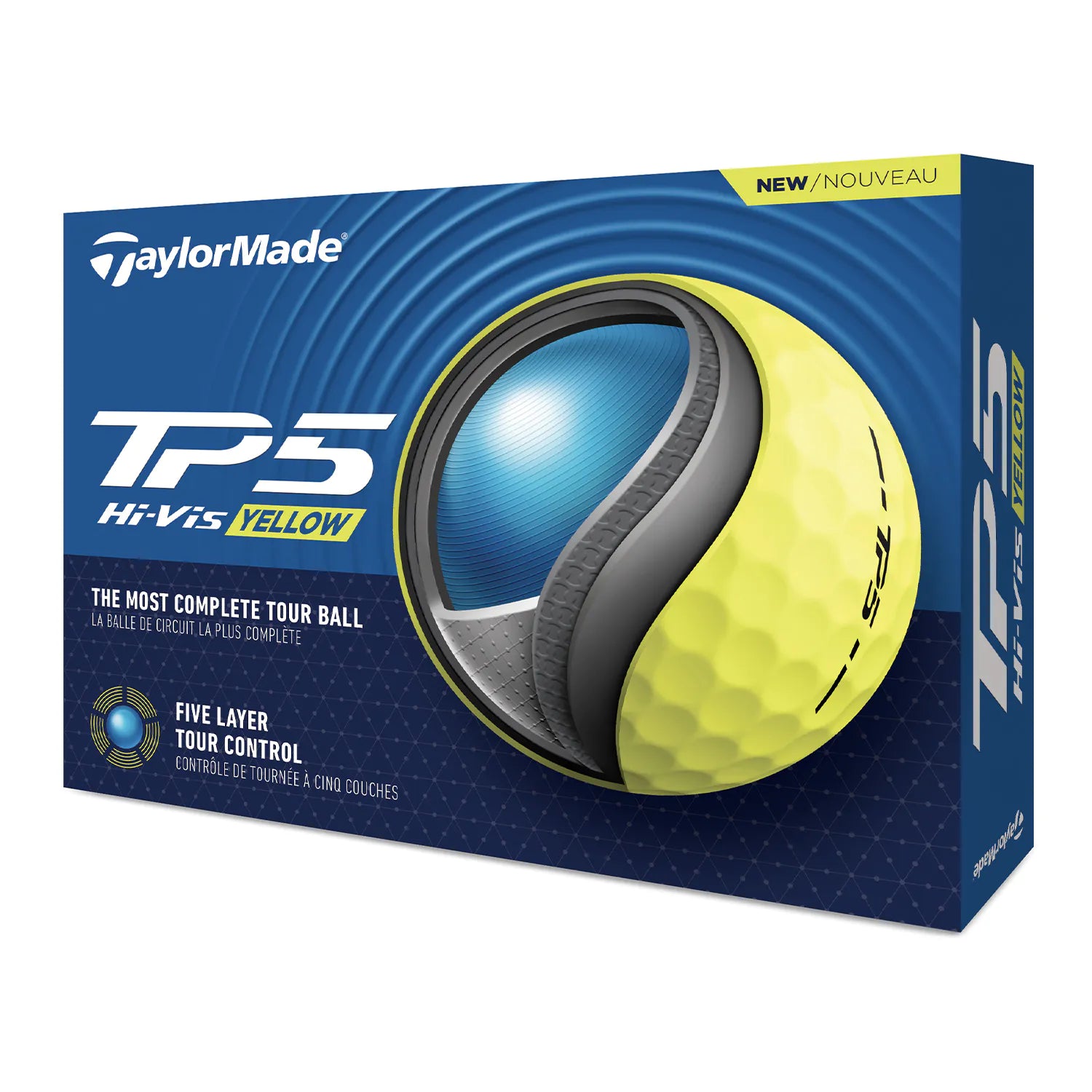 TaylorMade TP5 Golf Balls Yellow