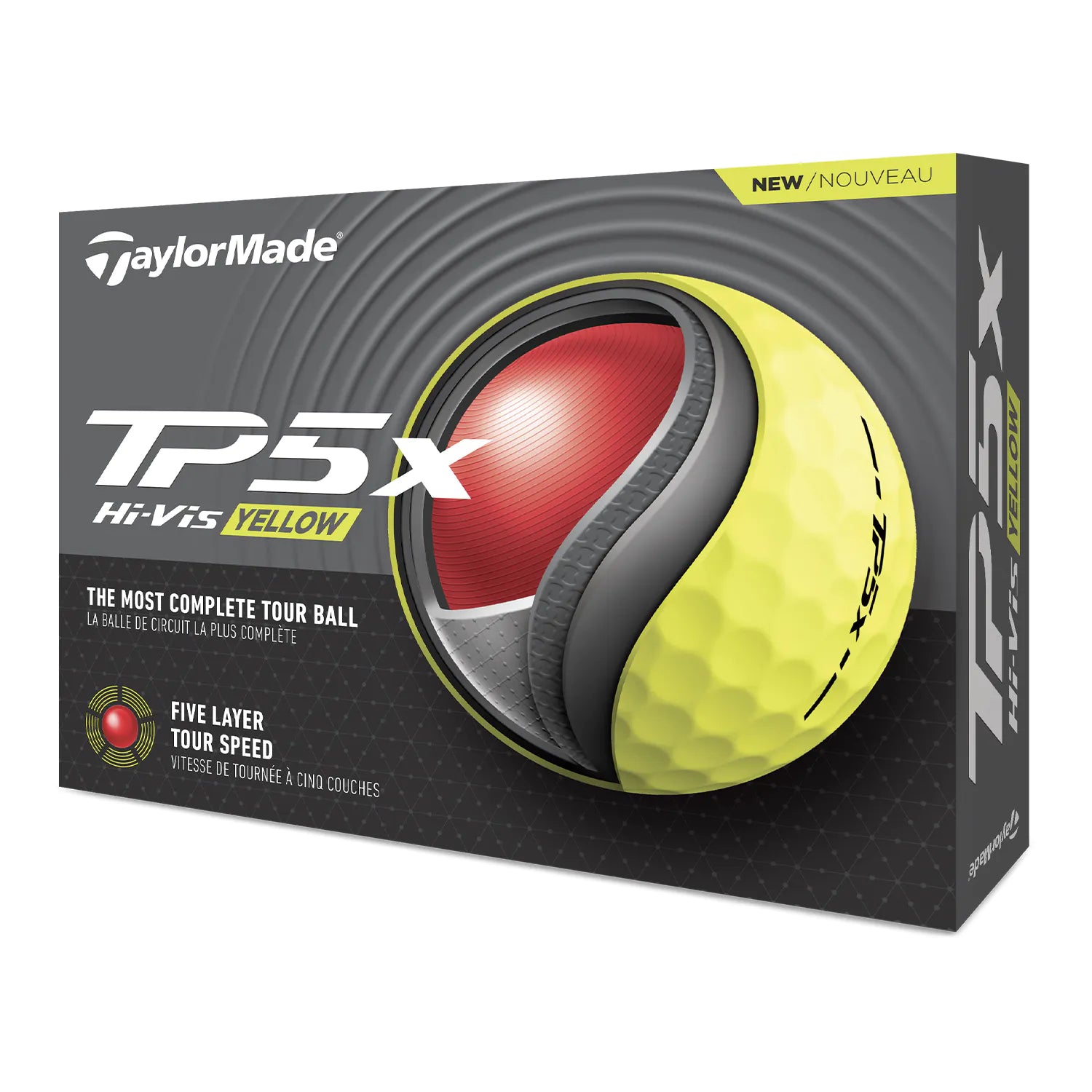 TaylorMade TP5x Golf Balls Yellow
