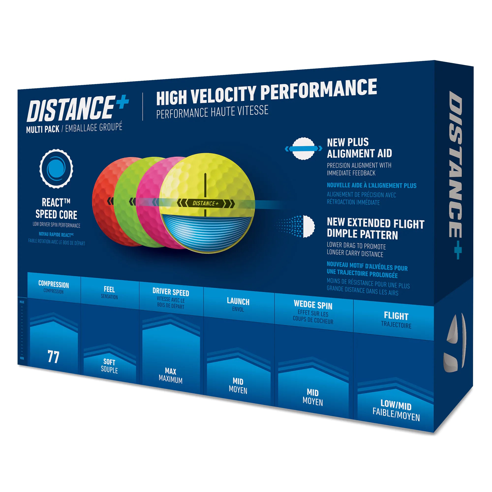 TaylorMade Distance+ Golf Balls - Multi – PARZ