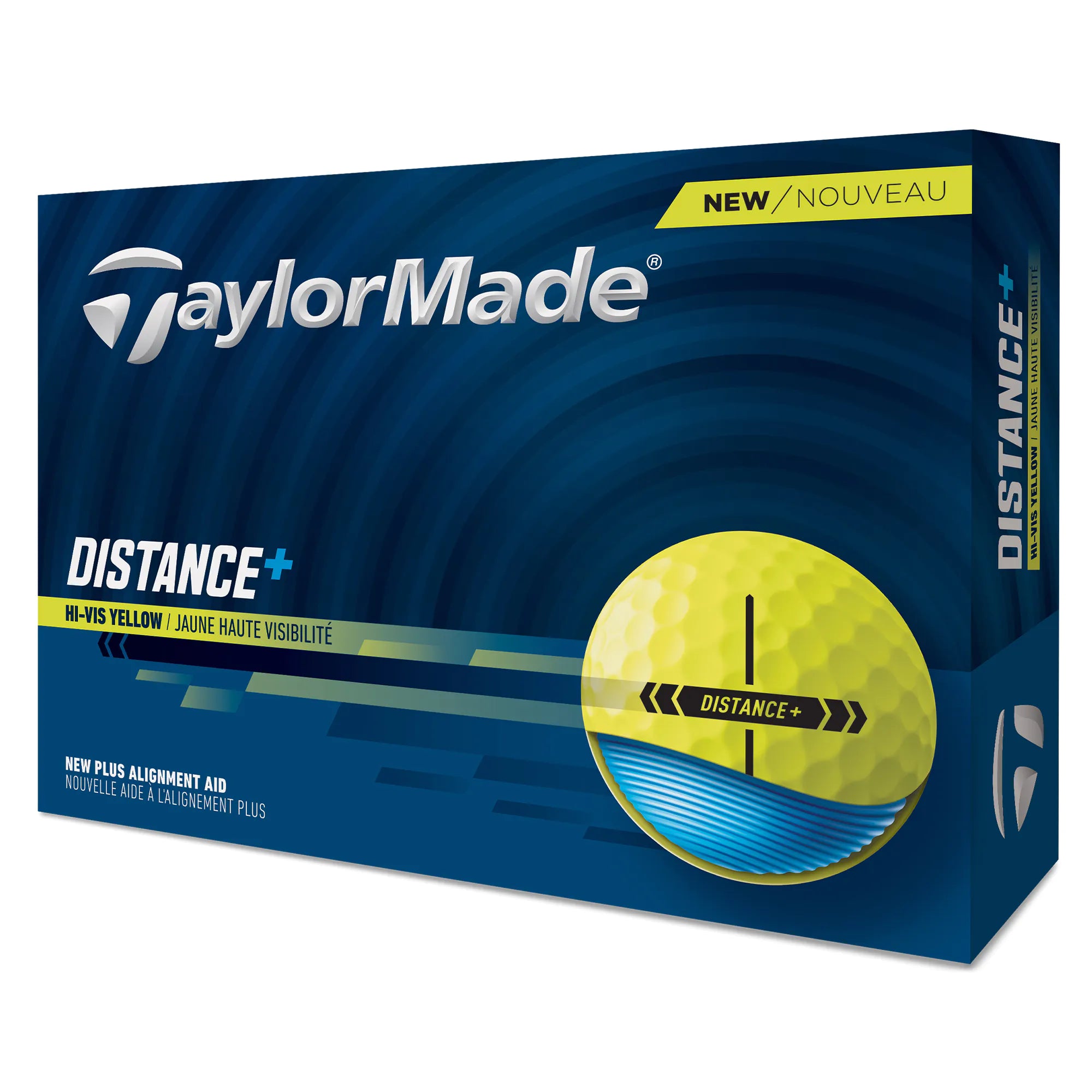 TaylorMade Distance+ Golf Balls - Yellow