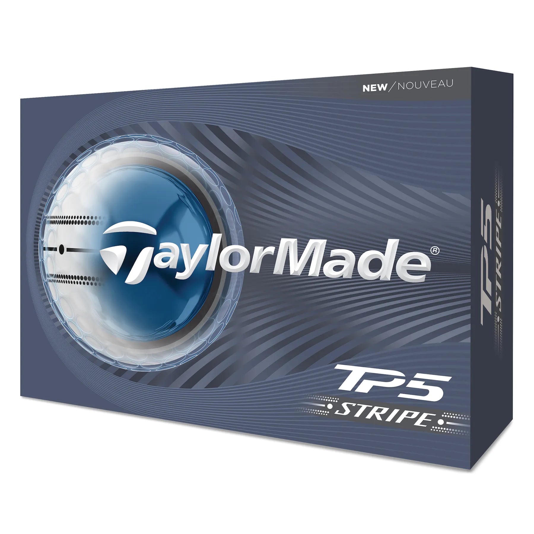 TaylorMade 2026 TP5 Stripe Golf Balls - White