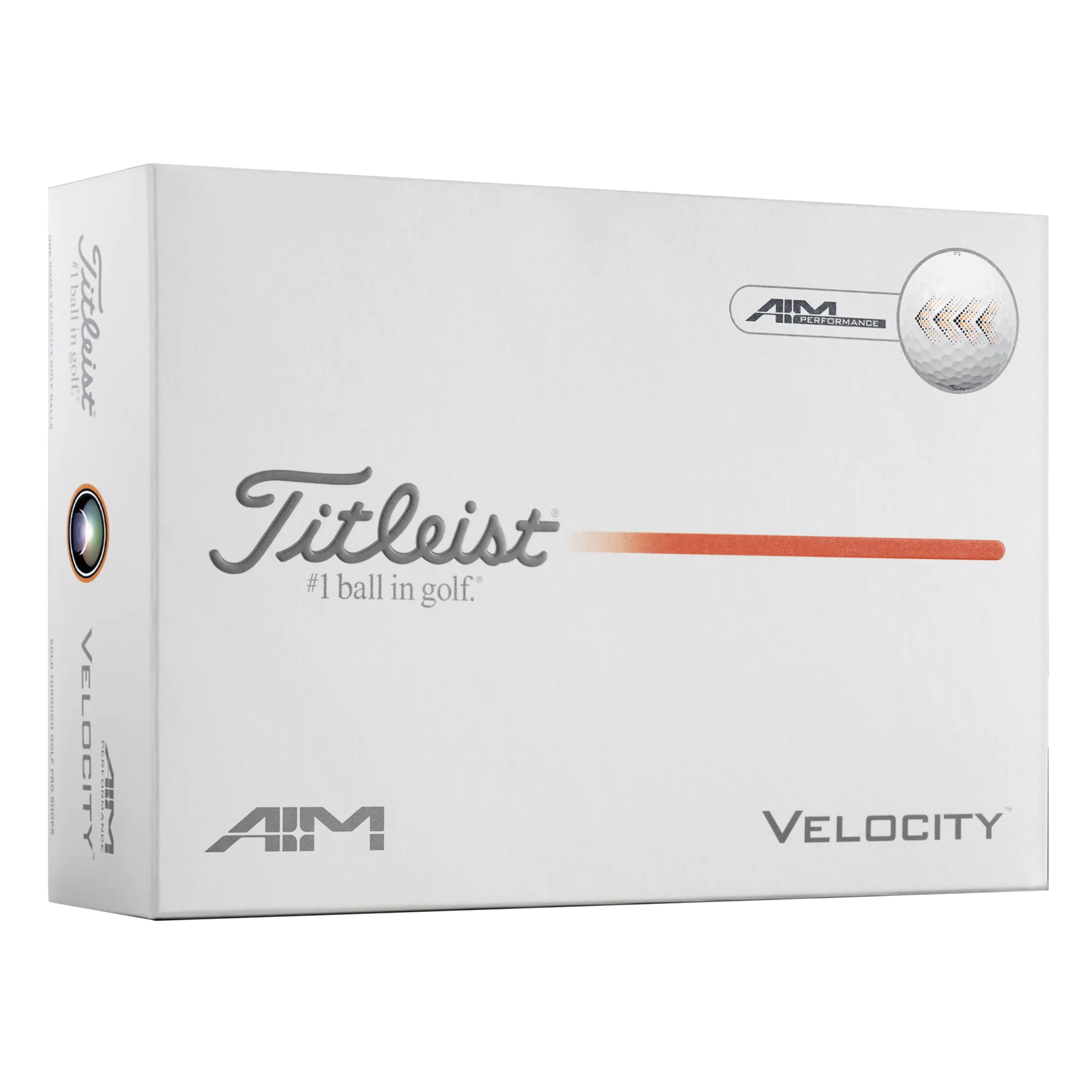 Titleist 2026 Velocity AIM Performance Golf Balls - White