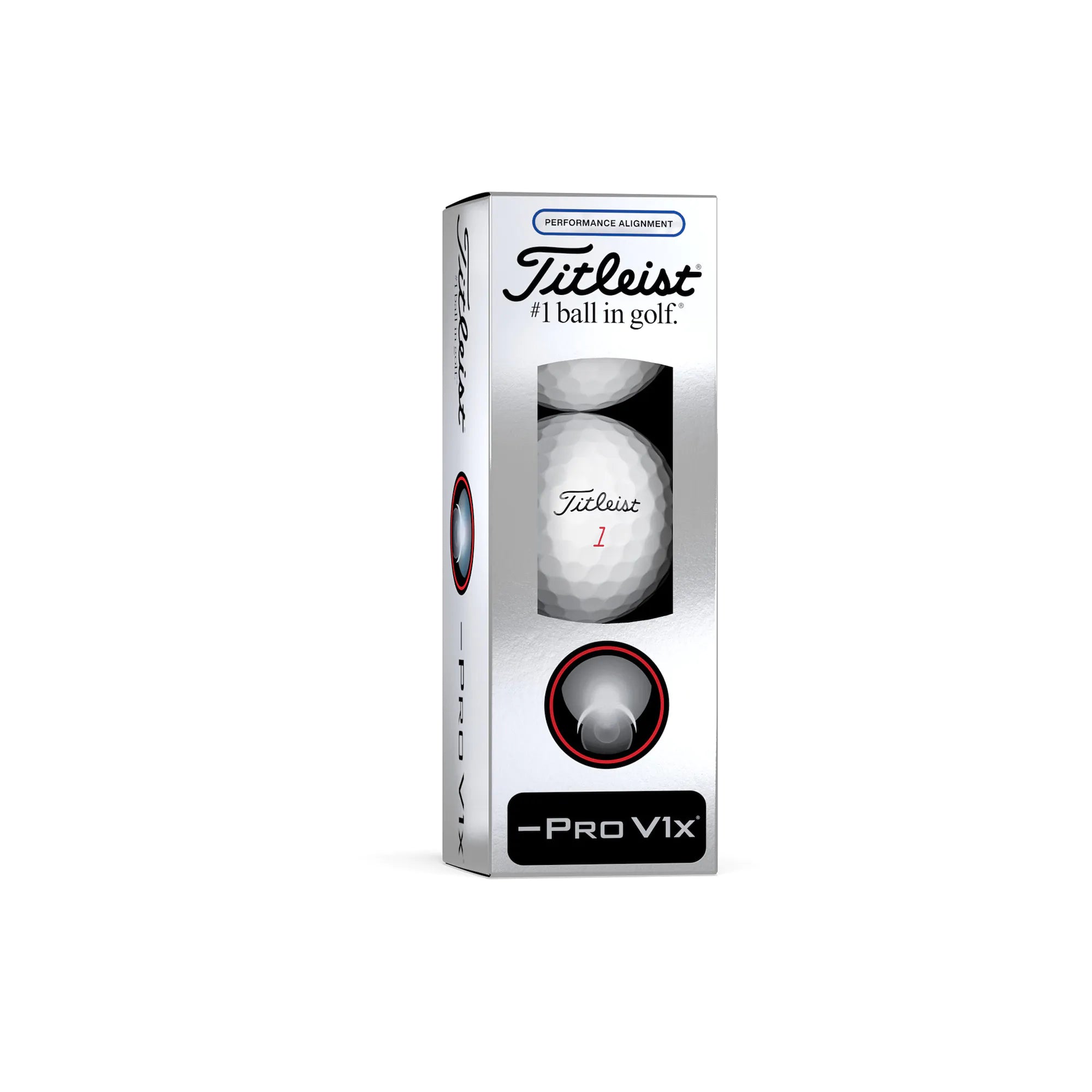 Titleist Pro V1x Left Dash AIM Performance Alignment Golf Balls 