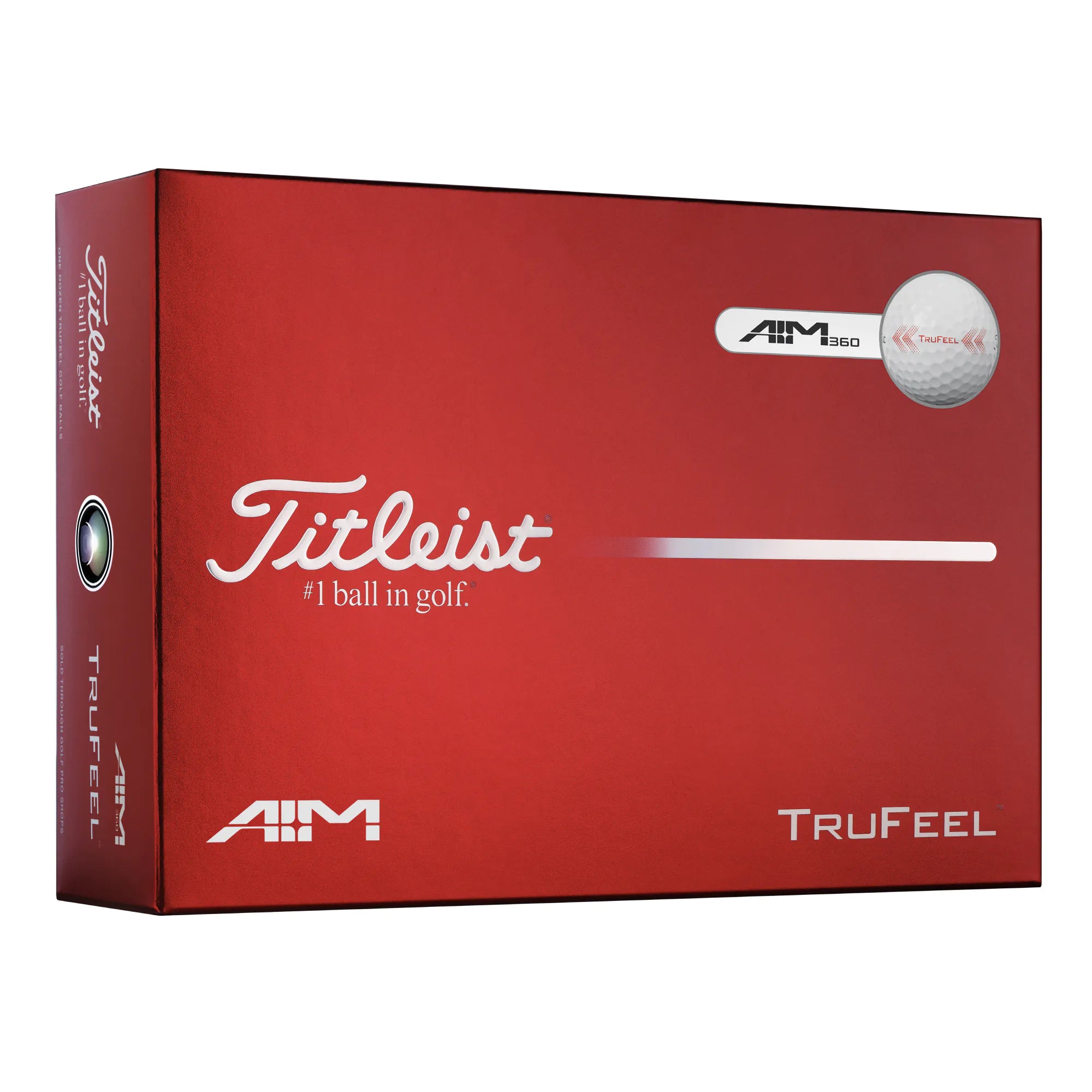 Titleist 2026 TruFeel AIM 360 Golf Balls - White