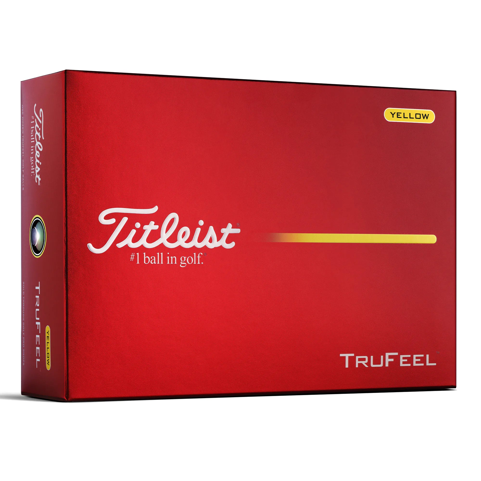 Titleist 2026 TruFeel Golf Balls - Yellow