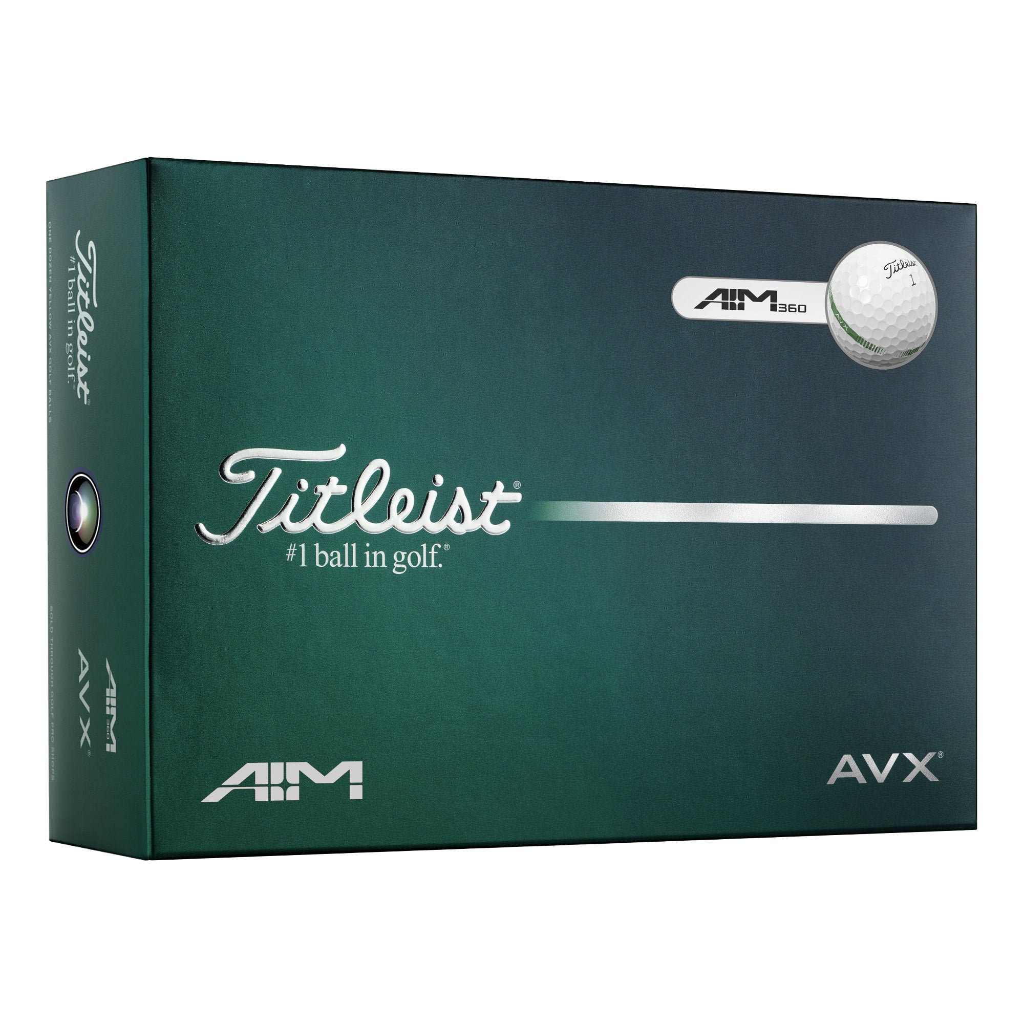 Titleist 2026 AVX AIM 360 Golf Balls - White