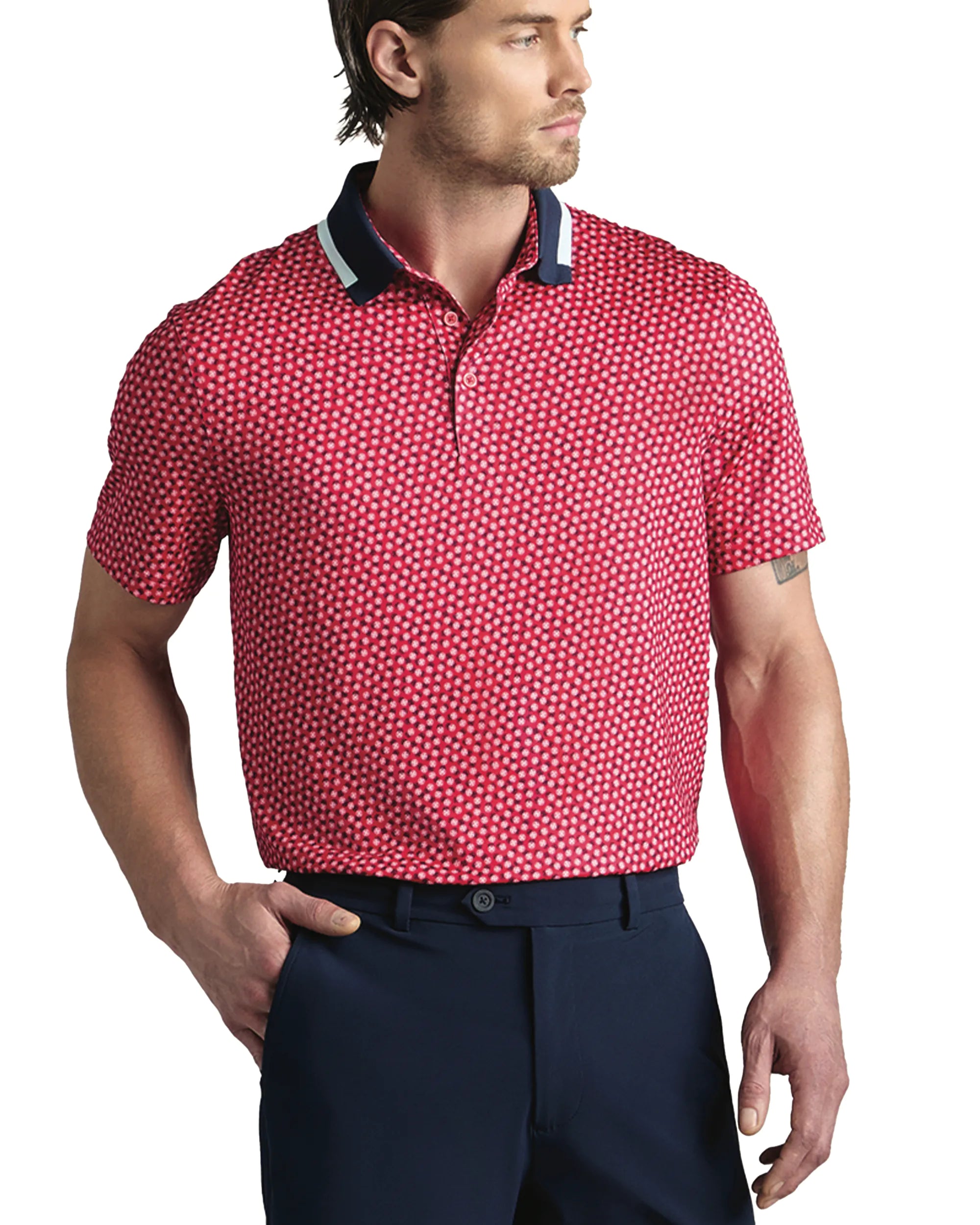 G/FORE 3/G's Tech Jersey Golf Polo