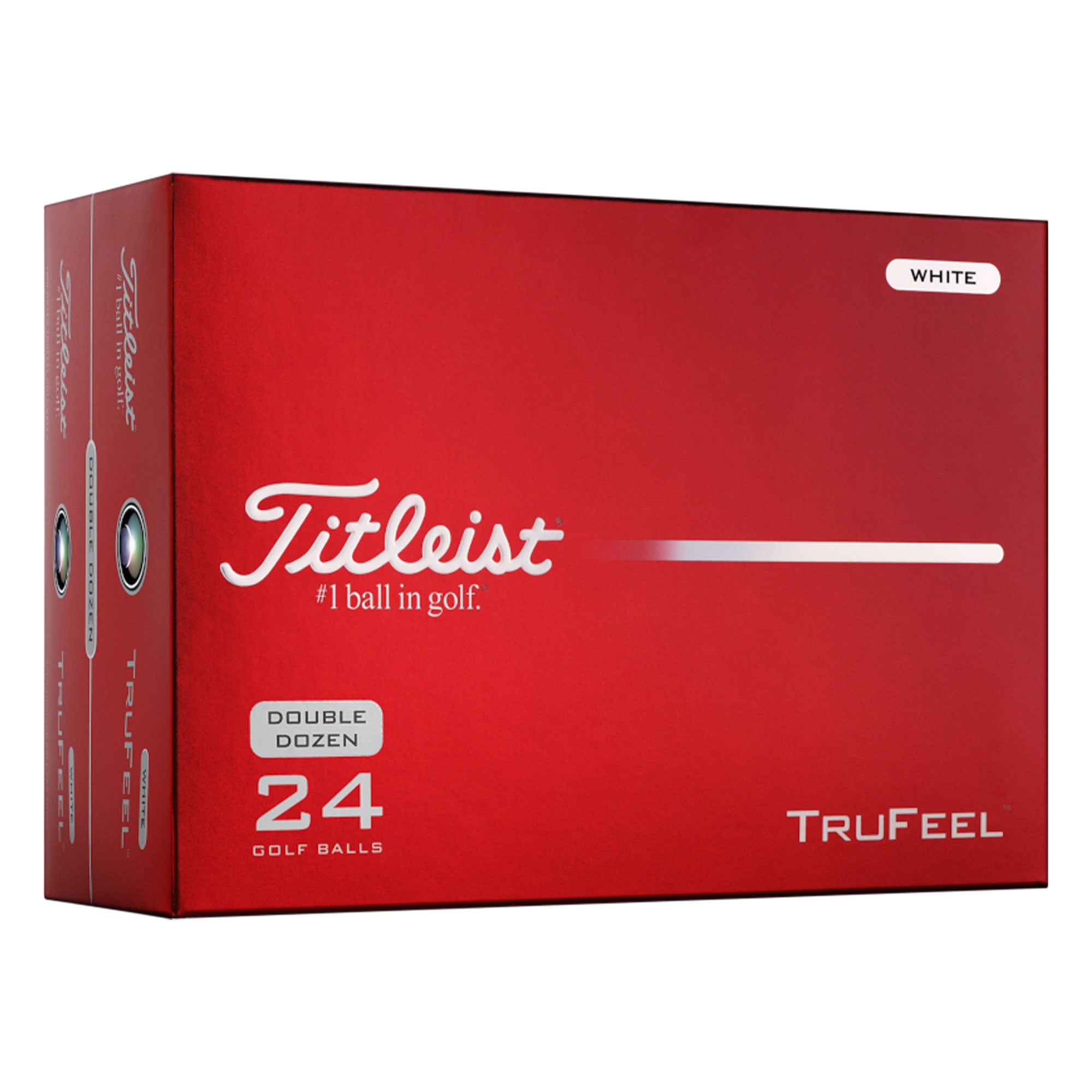 Titleist 2026 TruFeel Golf Balls - White - Double Dozen
